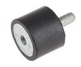 Anti-vibrationsfäste, 17,18kg, M5, Gummi